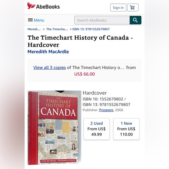 Time Chart Book of Canada’s History - Picture 9 of 10